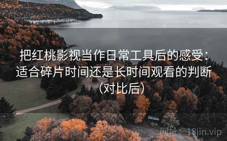 把红桃影视当作日常工具后的感受：适合碎片时间还是长时间观看的判断（对比后）