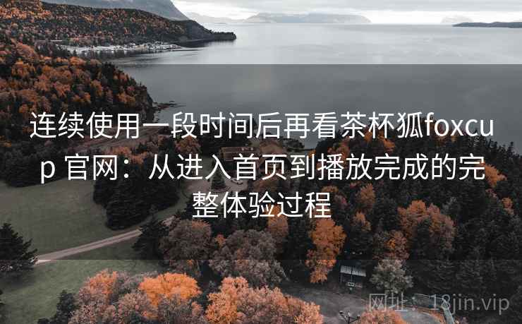 连续使用一段时间后再看茶杯狐foxcup 官网：从进入首页到播放完成的完整体验过程