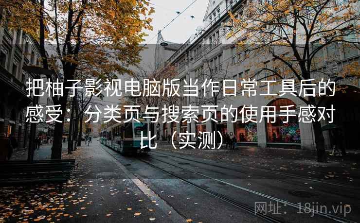 把柚子影视电脑版当作日常工具后的感受：分类页与搜索页的使用手感对比（实测）