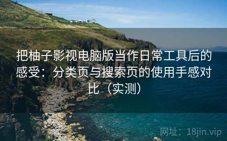 把柚子影视电脑版当作日常工具后的感受：分类页与搜索页的使用手感对比（实测）