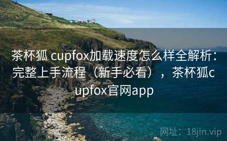 茶杯狐 cupfox加载速度怎么样全解析：完整上手流程（新手必看），茶杯狐cupfox官网app